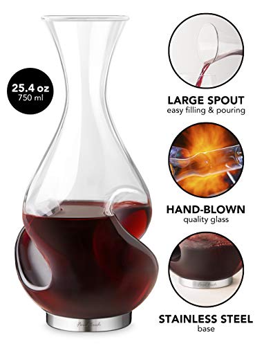 Final Touch Conundrum Bonus Drinking Set Conundrum Decanter wijnbeluchter en decanter RED & White Wine Conundrum… - Afbeelding 3