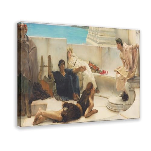 Impression sur toile A Reading from Homer pour la décoration de salon