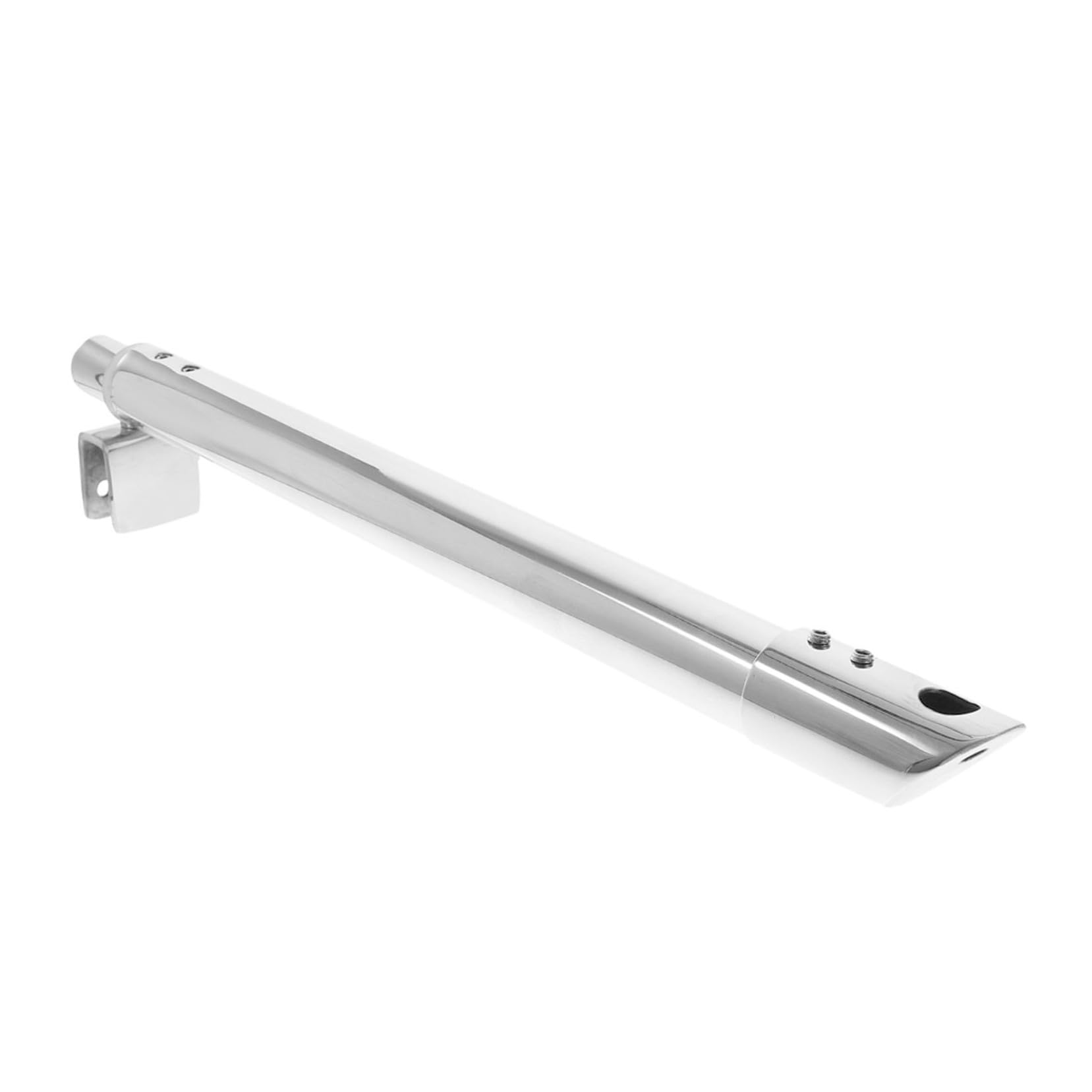 Barra fija para panel de vidrio sin marco que evita vibraciones en ducha