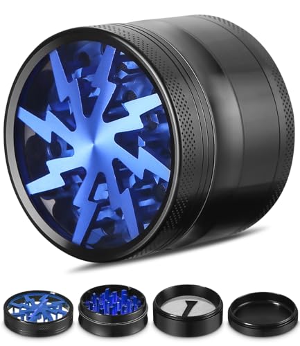Grinder Especias,Hierbas Grinder Metálico 2.5 Inch,Molinillos de Especias