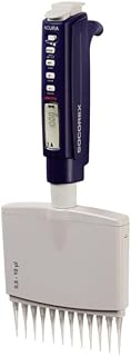 Socorex SR-0039 Acura Electro 956 - Pipeta multicanal, 2,5 µl - 50 µl, 12 canales, paquete inicial, color azul
