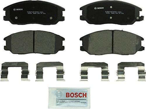 Bosch BP955 QuietCast Premium Semi-Metallic Disc Brake Pad Set For 2003-2009 Kia Sorento; Front