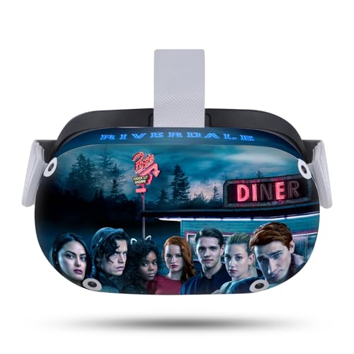 Head Case Designs Officially Licensed Riverdale Group Poster Character and Logo Vinyl Sticker Skin Decal Cover Compatible with Meta Quest 2