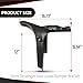 Front Headlight Bumper Bracket Right Passenger Side Compatible with BMW X5 2007 2008 2009 2010 2011 2012 2013; Fit BMW X6 2008 2009 2010 2011 2012 2013 2014 51657157984, BM1245101 Black