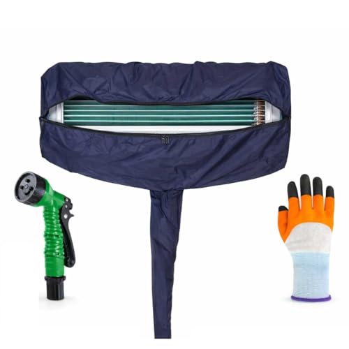 Image of Split AC Cleaning Cover Waterproof | Indoor AC Service Washing Bag | AC Coil Cleaning Cover for Split Air Conditioner (52 Inches With Complet Kit)