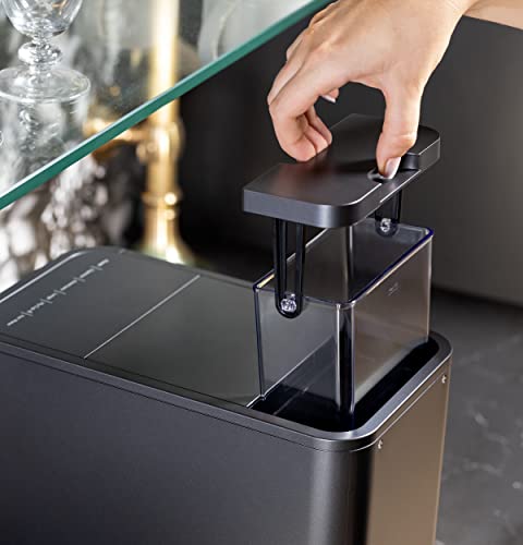 Café Affetto Automatic Espresso Machine | Brew In 90 Seconds | 20 Bar Pump Pressure For Balanced Extraction | Five Adjustable Grind Size Levels | Wifi Connected For Drink Customization | Matte Black #TOP5