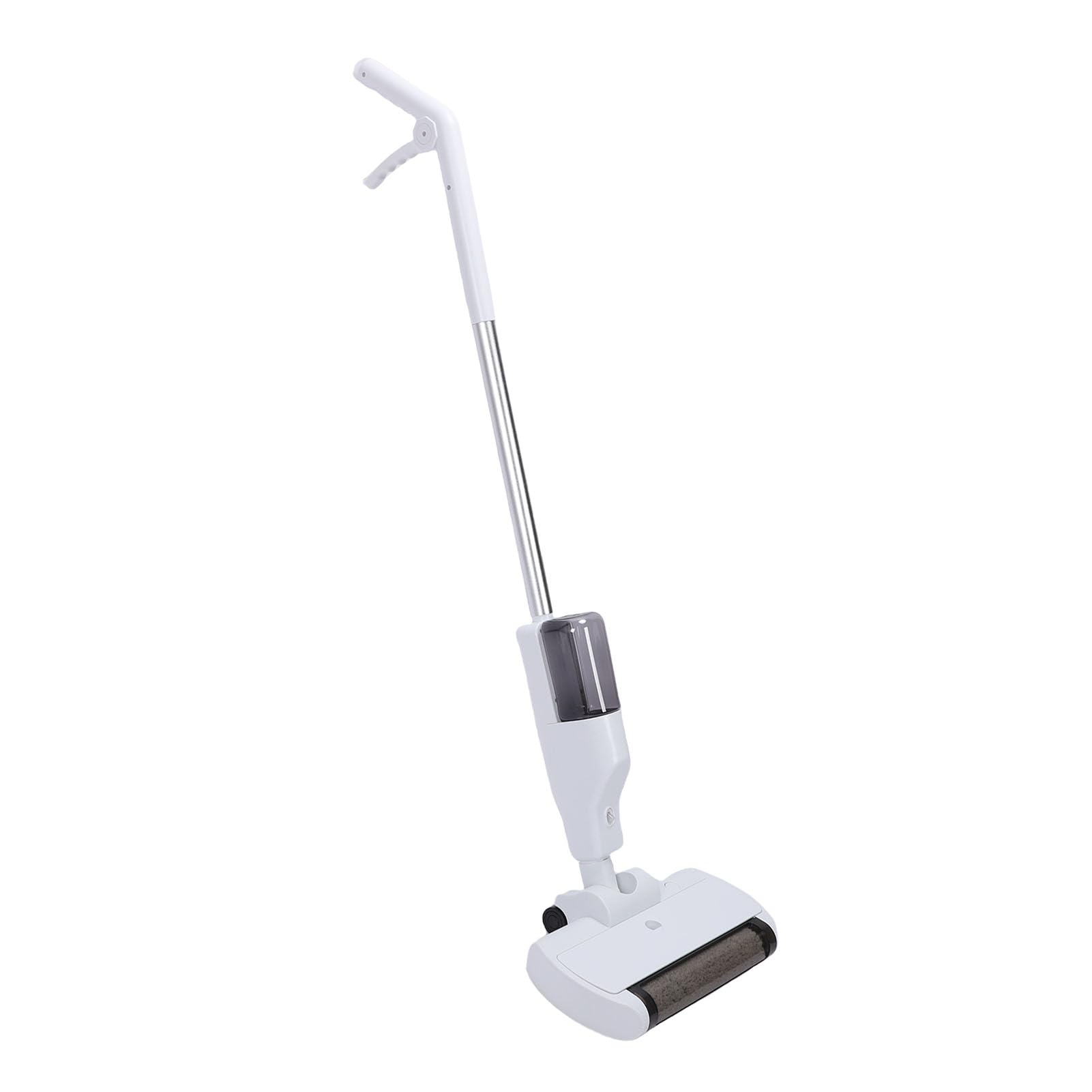 AMONIDA Lavapavimenti Elettrico Senza Fili, Lavapavimenti Automatico, Asta Telescopica con Luce LED, Serbatoio dell'Acqua da 500 Ml e Durata della Batteria di 1 Ora, con Funzione Spray per Legno