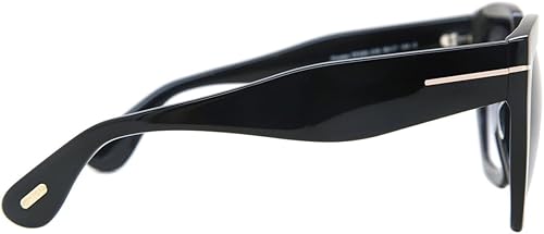 Miniatura 2 de Tom Ford Gafas de sol cuadradas TF939 Phoebe 01B Negro 2.205 in FT0939