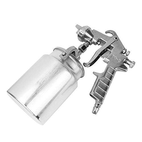Air Spray Gun, Gravity Feed Paint Sprayers With 1000Cc Aluminum Cup, 2Mm Nozzle 360 Atomization Handheld Sprayer Adjustable, Airbrush Painting Tool For Car Furniture Wall #TOP7