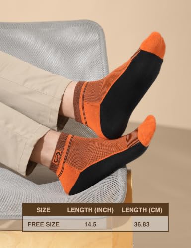 Image of Symbol Premium Men's Cotton Sports Socks Unisex | High Ankle Length | Odour-Free & Anti-bacterial | Cushioned Base | Available in Combo Packs