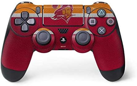 Vista 9 de Skinit Calcomanía para juegos compatible con el controlador de PS4, diseño oficial de los Tampa Bay Buccaneers de la NFL Rojo