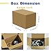EZALFTIN 30 Pack 6x4x4 inches Small Shipping Boxes Brown Corrugated Cardboard Boxes for Packing, Mailing, Moving, Business