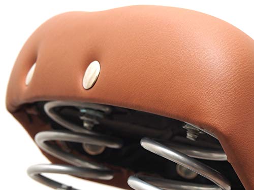 自転車用品 ヴィンテージ 鋲打ちサドル シティサイクルやマ
