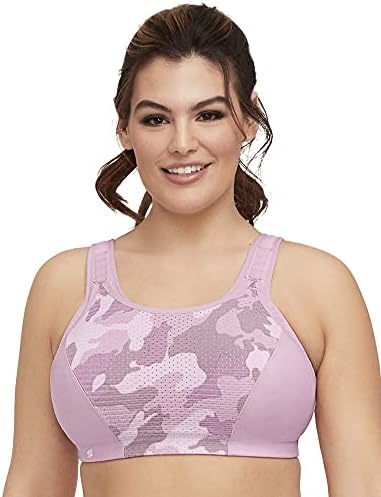 Glamorise Women’s Custom Control Sports Bra Wirefree #1166 Glamorise Women’s Custom Control Sports Bra Wirefree #1166