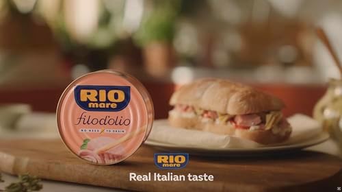 Rio Mare - Filod'olio Canned Tuna - Solid Light Tuna in Olive Oil - 3x65g - 5