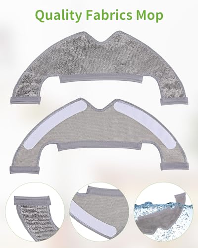 Miniatura 7 de Kit De Accesorios De Repuesto Para Dreame D10 Plus L10 Plus Z10 Pro Aspiradora,2 Cepillos Principales, 4 Filtros,7 Cepillos Laterales, 4 Paños Para Fregona,4 Bolsas De Polvo