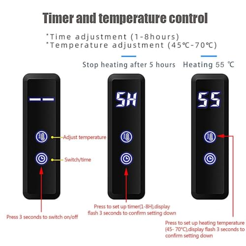 Toallero calefactable enchufable contra la humedad en baños sin ventilación 5