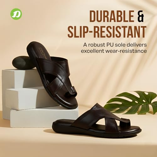 Image of DOCTOR EXTRA SOFT Men's Memory Foam Cushion Footbed Sandals /Chappal for Adults with Adjustable Strap| Diabetic & Orthopedic|LightWeight Comfortable Stylish & Anti-Skid| Dr.Slippers & FlipFlops Gents A-02