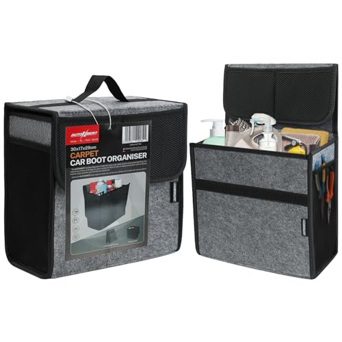 OEMASSIVE Car Trunk Organizer,Soft Felt Car Bag Organizer 12x7x12 inch