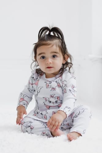 Image of Disney Girls' Ribbed Long Sleeve Tee and Pants Set for Baby & Kids