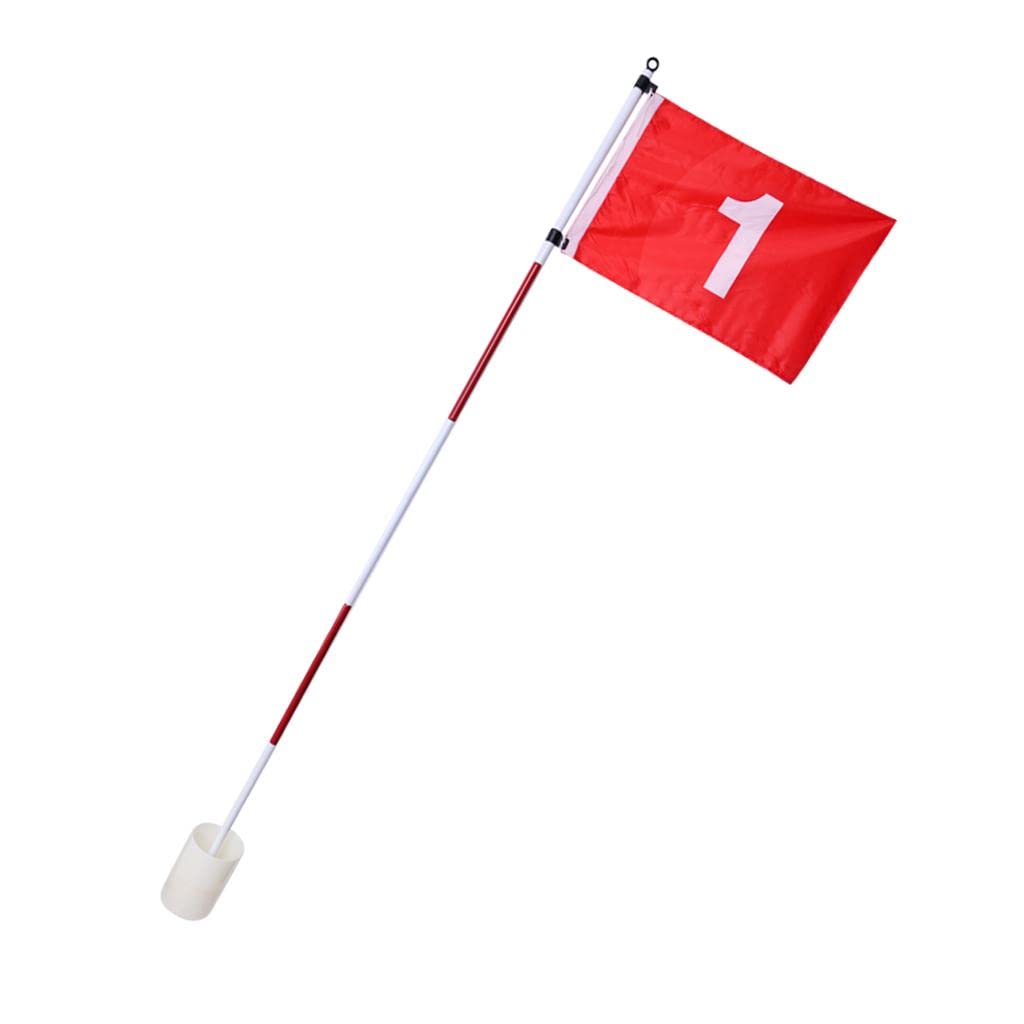 Hinterhof Praxis Golf Loch Pole Flag Cup