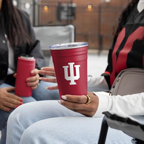 Image of Logo Brands NCAA 22 oz Stainless Steel Tailgate Cup -Double Wall Vacuum-Sealed Durable For Hot & Cold Drinks, Perfect for Gameday & Tailgating