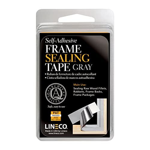 Lineco Frame Sealing Tape Gray 1.25 Inches X 24 Feet