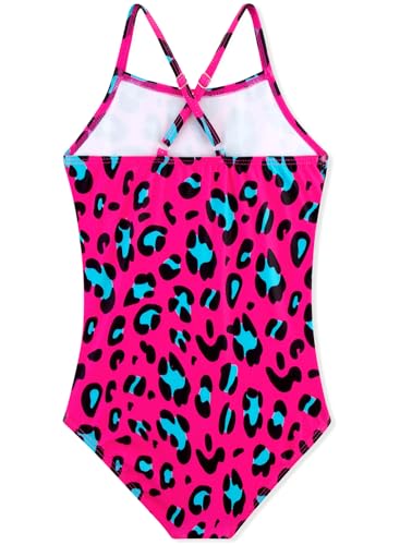Image of Girls One Piece Swimsuits Cute Ruffles Swimming Bathing Suit with Adjustable Straps Beach Pool Kids Swimwear 3T-12