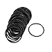 Aexit 40Pcs 32mm Electrical equipment x 1.9mm Rubber O-rings NBR Heat Resistant Sealing Ring Grommets Black
