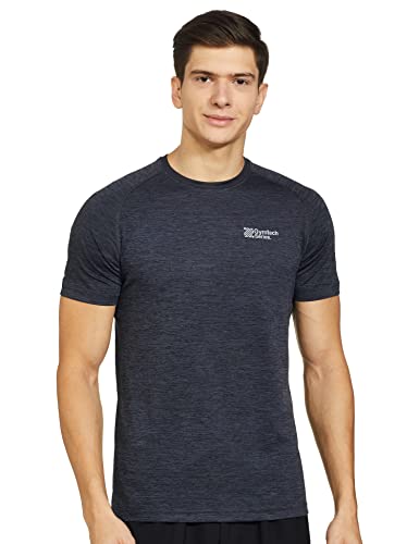 Image of Max Men's Solid Crew Neck Sports Regular Fit T-Shirt
