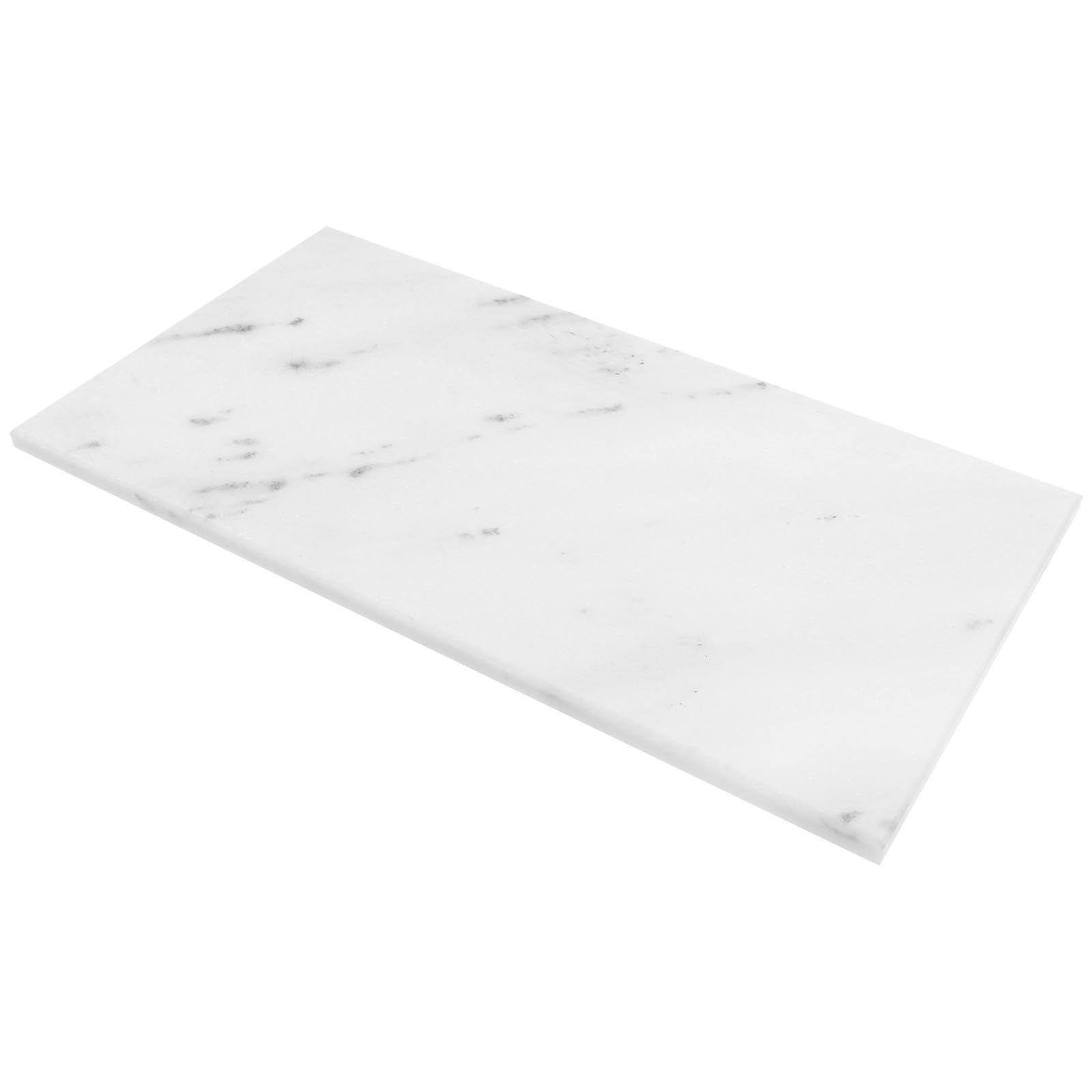 Bandeja para Platos de Joyería de Mármol Blanco Rectangular