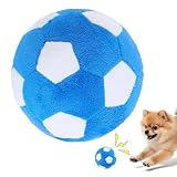Generisch Hundefußball,Weiches Fußballspiel - Plüschball Hundespielzeug,Für Welpen...