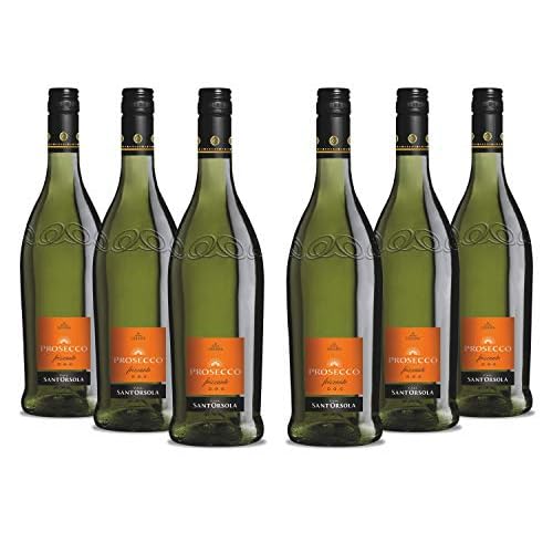 Sant'Orsola Prosecco DOC Frizzante Schaumwein NV trocken (6 x 750 ml)