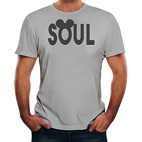 Image of Malted Regular Fit T-Shirt for Men & Women /Couples, T-Shirt for Husband and Wife, Girlfriend and Boyfriend T-Shirt, Honeymoon T-Shirt (Set of 2, Malted-Grey-037-Parent)