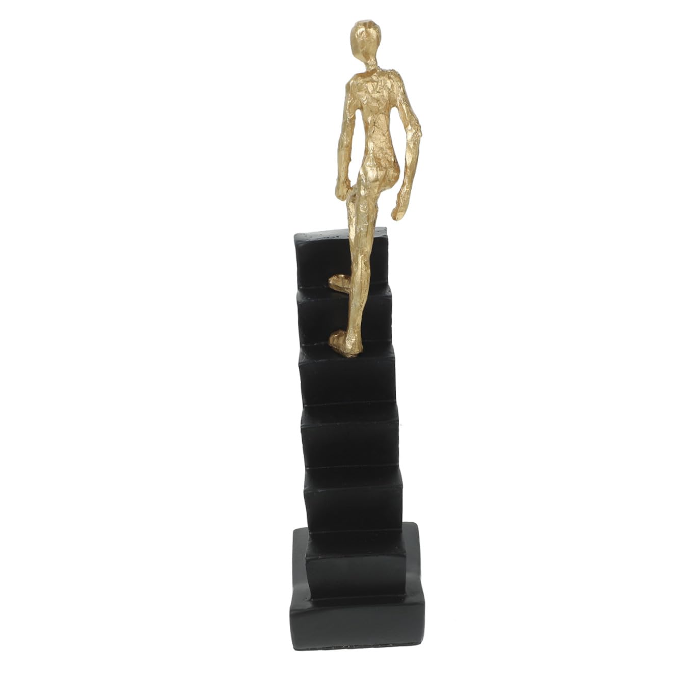 Sculpture personnage escalier stable pour corriger une décoration de salon vide