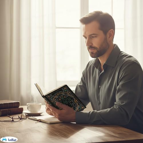 Image of FunBlast Aesthetic Notebook Diary - A5 Ruled Pages, Hardcover Writing Notebook, Vintage Style Journal, Gift for Men & Women, Personal Writing Diary for Travel (No of Sheets- 112 & 224 Pages) (Magic)