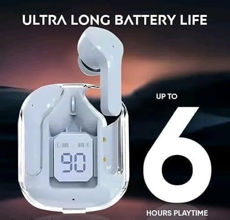 Image of Wireless Earbuds Bluetooth 5.3 TWS Earphones Full Touch Control Headphones Fast Stable & Connection Smart LED Headset Sports Bud Built-in Microphone Immersive Sound Quality Ensure