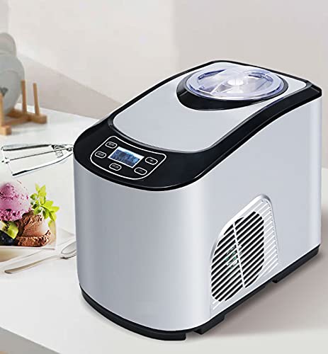 BAHAOMI Softeismaschine,Home 1,5 L Weich- / Hart-Eismaschine, Keine Vorkühlung Erforderlich, LCD-Display, Elektrische… – Bild 3