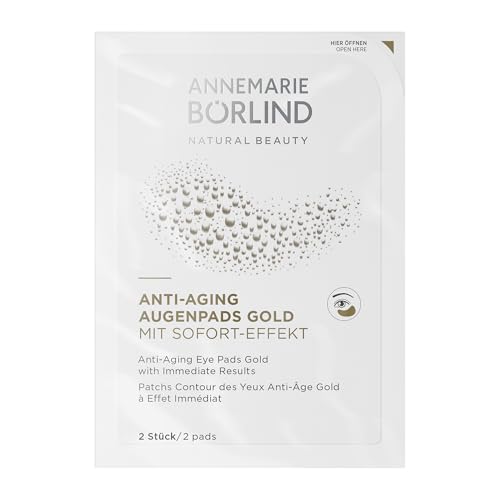 ANNEMARIE BÖRLIND ANTI-ALTERUNGSPAEDIKT GOLDFARBEN MIT SOFORT-EFFEKTFUNKTION (5 X 2 STÜCK) - Gegen Augenringe, Fältchen 