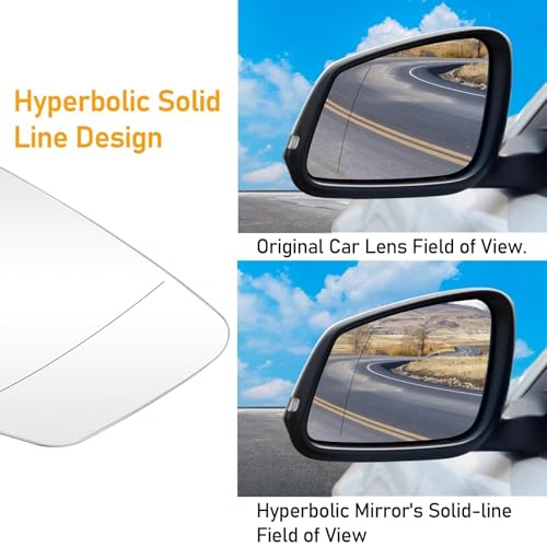 TTCR-II Heated Wing Mirror Glass Replacement Left Passenger Side Compatible with BMW F01 F02 F06 F10 F11 F20 F21 F22 F23 F30 F31 F32 F33 F34 F35 F36 F48 F49 i3 Door Mirror Glass-Left - Image 5