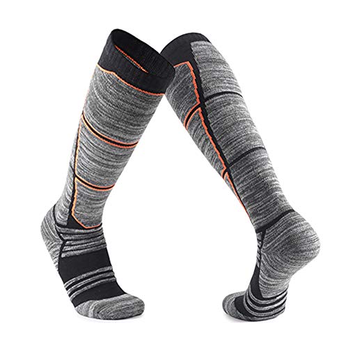 CALIDAKA Skisocken, Winter-Socken, dicke warme Baumwollsocken für Herren und Damen, Bergsteigen, Skisocken für Skifahren, Snowboarden, kaltes Wetter, Wandern und Reisen Cover