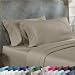 400 Thread Count 100% Cotton Pillow Cases, Taupe King Pillowcase Set of 2, Long - Staple Combed Pure Natural Cotton Pillows for Sleeping, Soft & Silky Sateen Weave Best Hotel Quality Pillow Covers