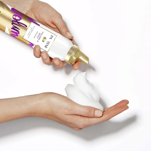 Pan~tine Volume & Body Hair Mousse Foam, Instantly Boosts Fine Flat Hair for Maximum Fullness, Lightweight Non-Sticky Formula, Long Lasting Flexible Hold, Salon Finish, 6.6 oz (187g) - Image 3