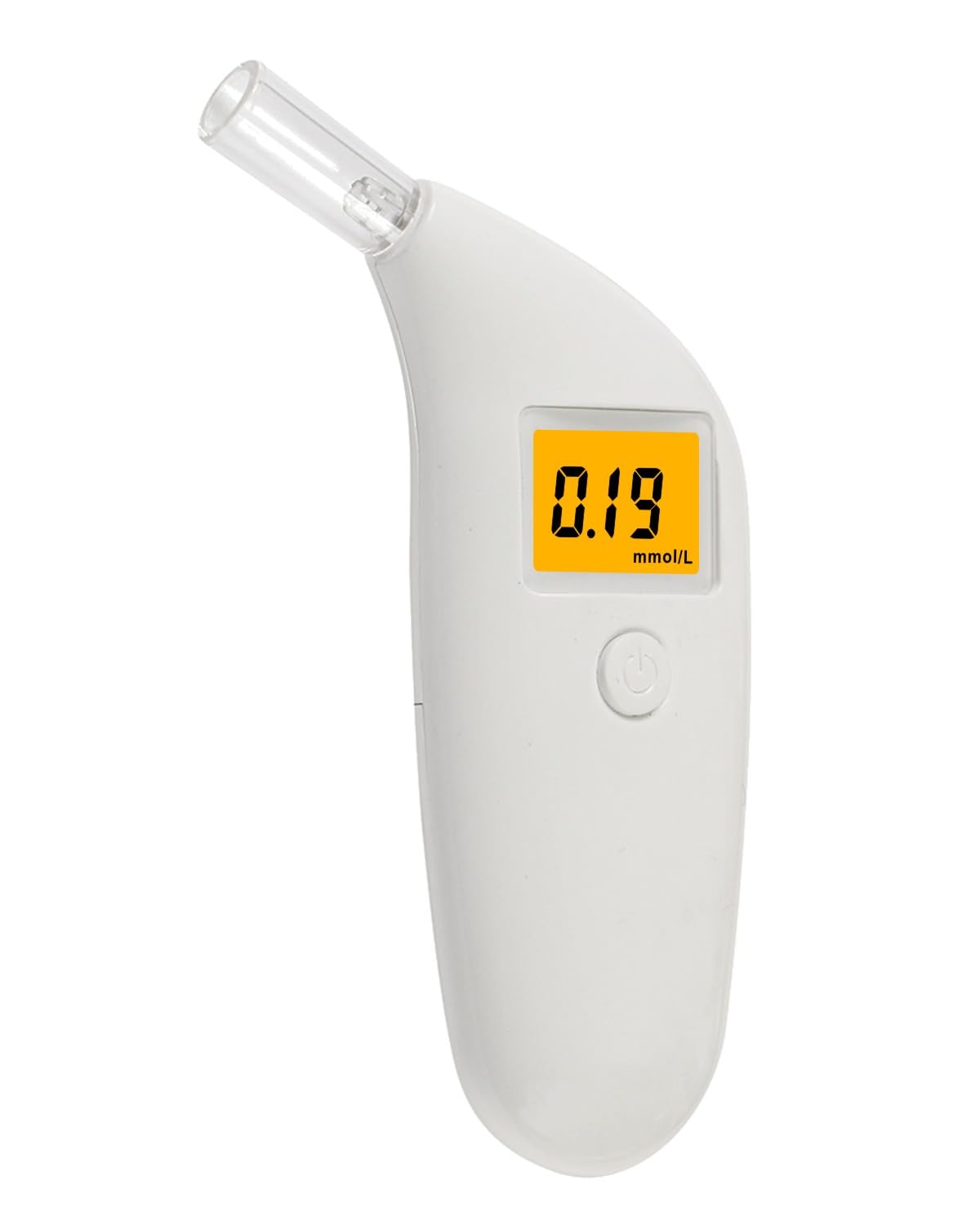 Ketone Breath Analyzer Accurate Ketone Breath Meter Portable Digital Ketosis Breath Tester with 10 Reusable Mouthpieces for Testing Ketosis