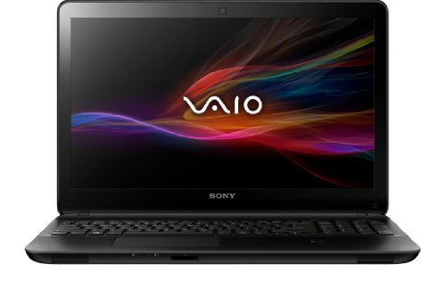 Sony VAIO SVF1521A1EB 39,5 cm (15,5 Zoll) Notebook (Intel Pentium 987, 1,5GHz, 4GB RAM, 500GB HDD, Intel HD, DVD, Win 8) schwarz