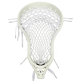 StringKing Men’s Mark 2D Defense Lacrosse Head Strung with Type 5s Mesh (Raw/White)