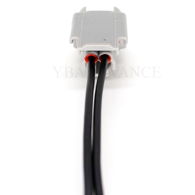 2 pin Female d enso to ev6 Fuel Injector Motorcycle Parts Wire Harness Connector - (Color Name: Black)