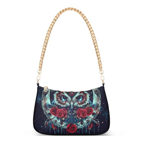 Sac à bandoulière pour femme à motif chouette parfait pour vos sorties et soirées bohèmes
