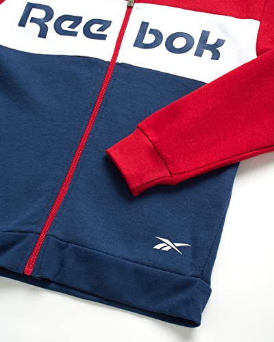 Reebok Boys? Sweatsuit ? Active Fleece Zip Hoodie Sweatshirt and Jogger Sweatpants (4-12), Size 5, V