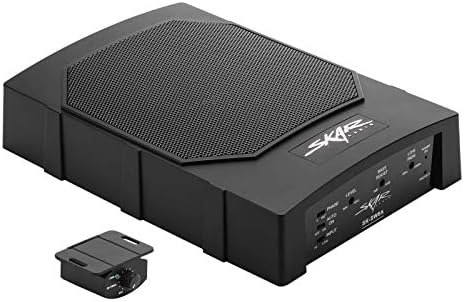 Skar Audio SK-SW8A 8" 150 Watt Compact Powered Active Low Profile Under-Seat Car Subwoofer
